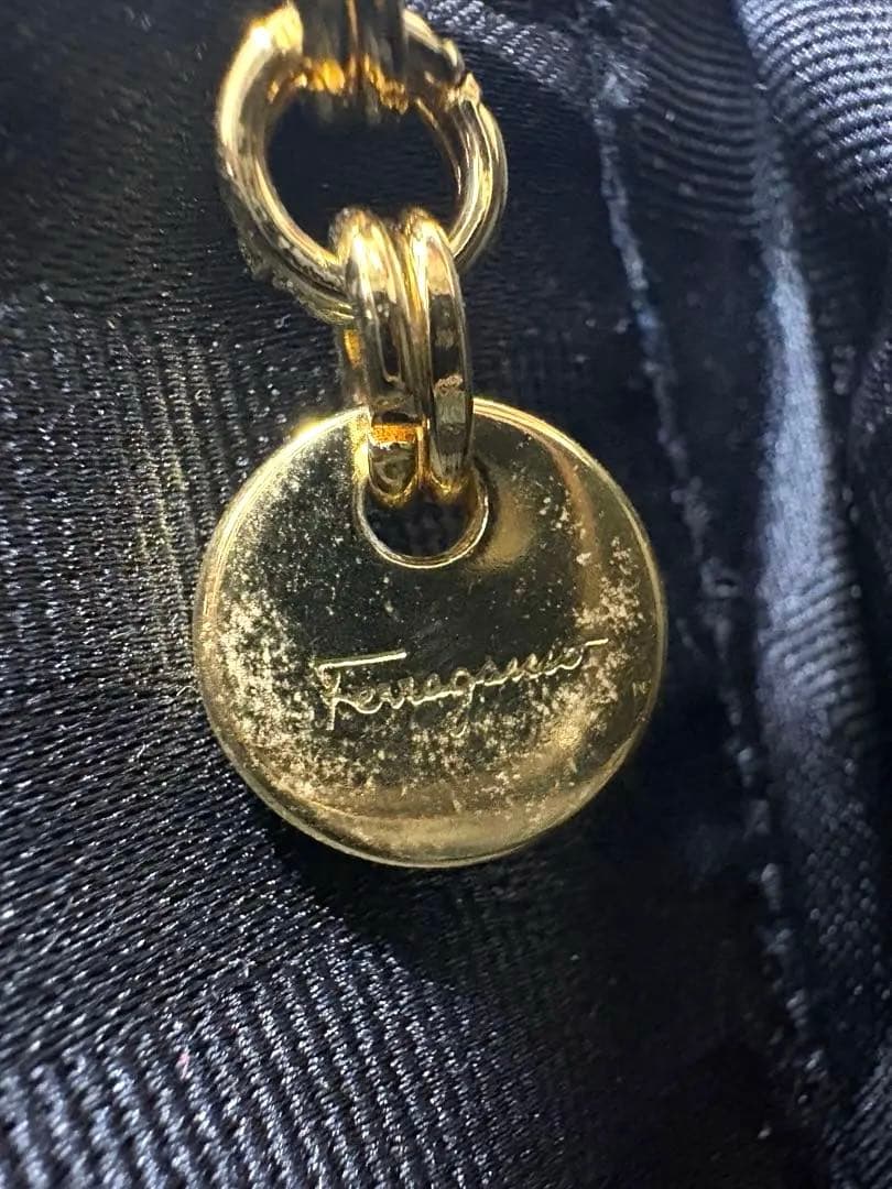 フェラガモ ヴァラリボン 2wayバッグ　ブラック　✨絶版入手困難✨　保存袋付き