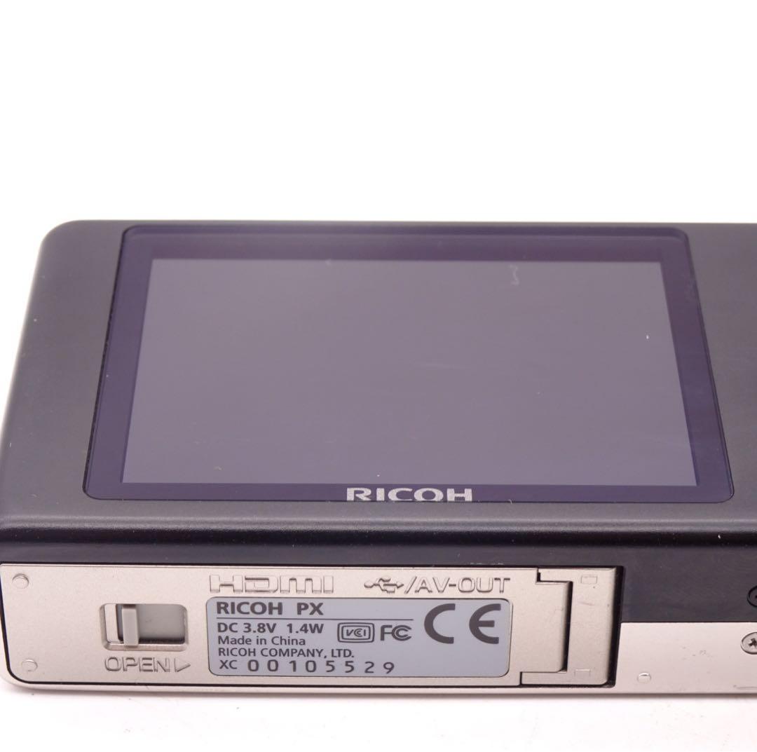【動作確認済】 RICOH PX コンパクトデジタルカメラ シルバー