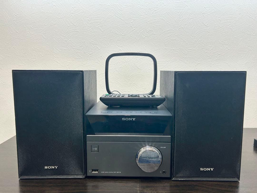 Sony ミニコンポ 2スピーカー付き 動作確認済み