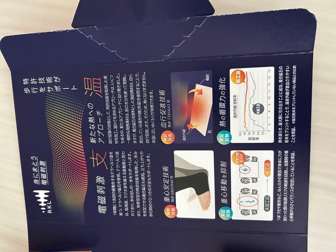 着圧ソックス フリーサイズ 電気刺激