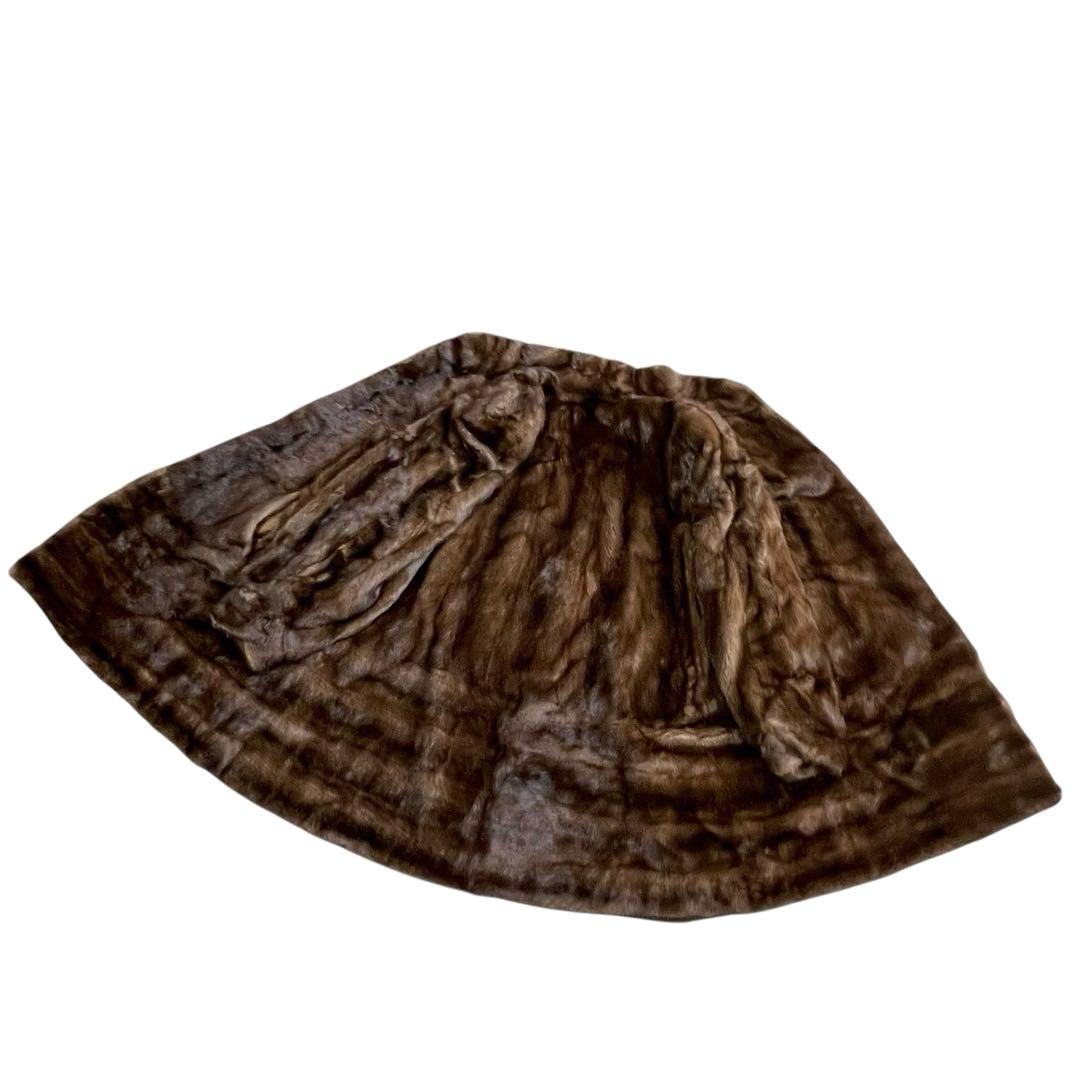 裾周り170cm サガミンクロイヤル 激レア デミバフミンク ファーコート XL