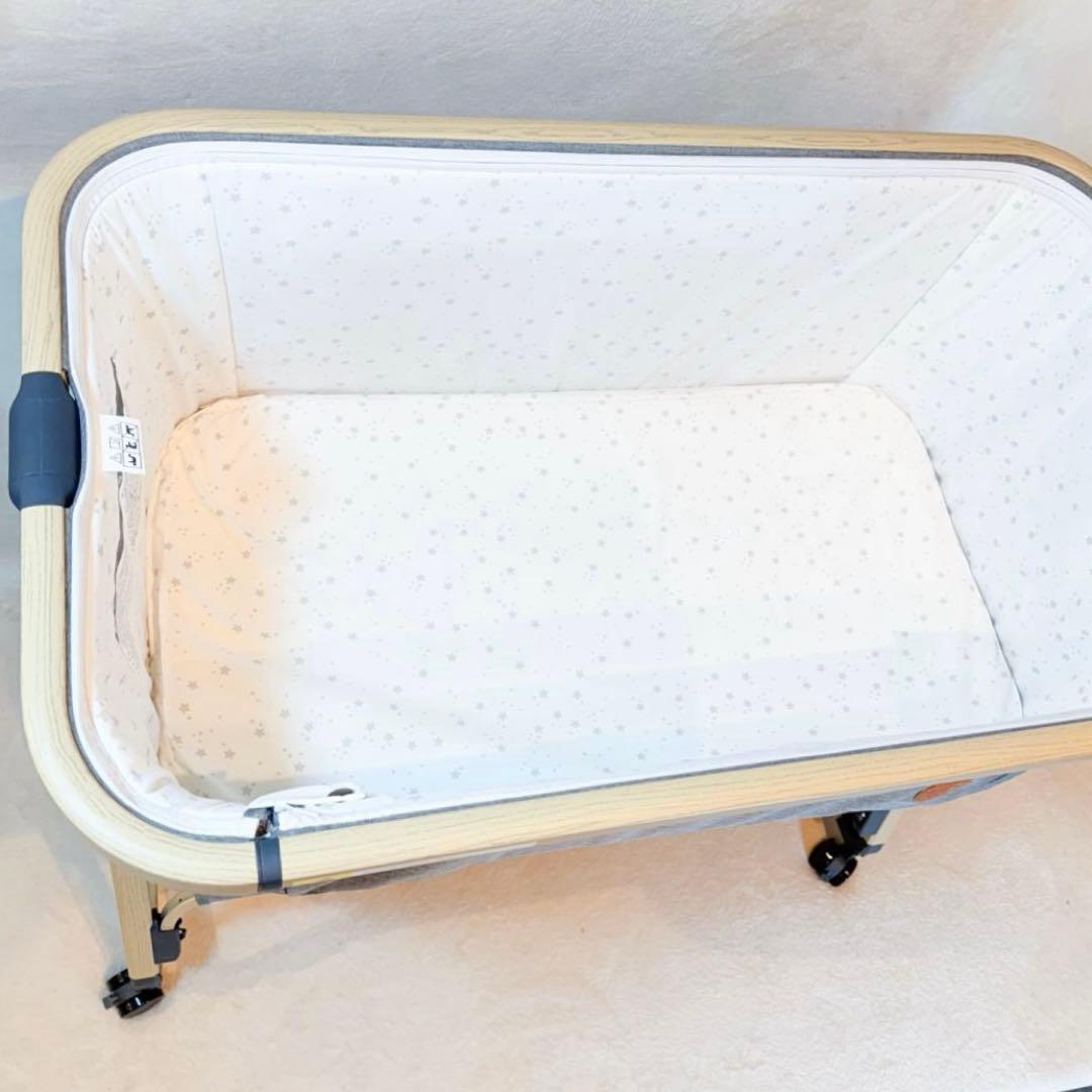 【2024年購入】HZDMJ ベビーベッド グレー
