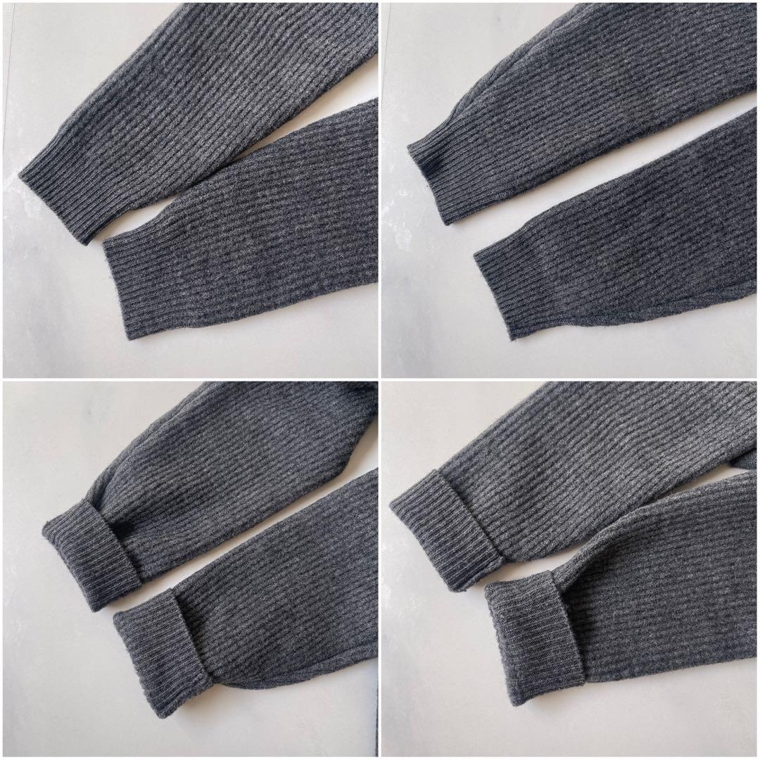 オーラリー リブニットカーディガン ベルト メリノウール 定価5.5万 2023