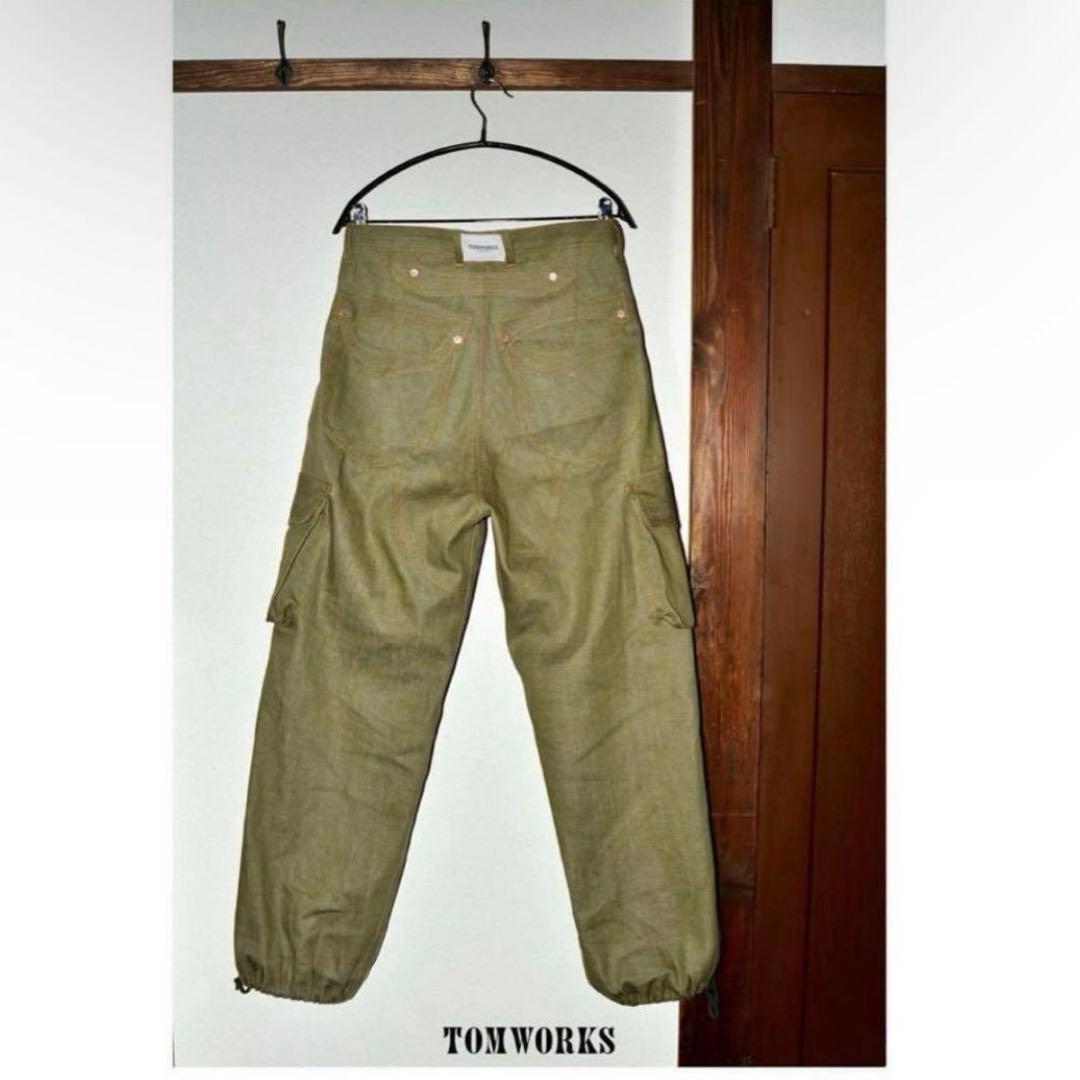 完売品 TOMWORKS GREEN WORK PANTS sugarhill