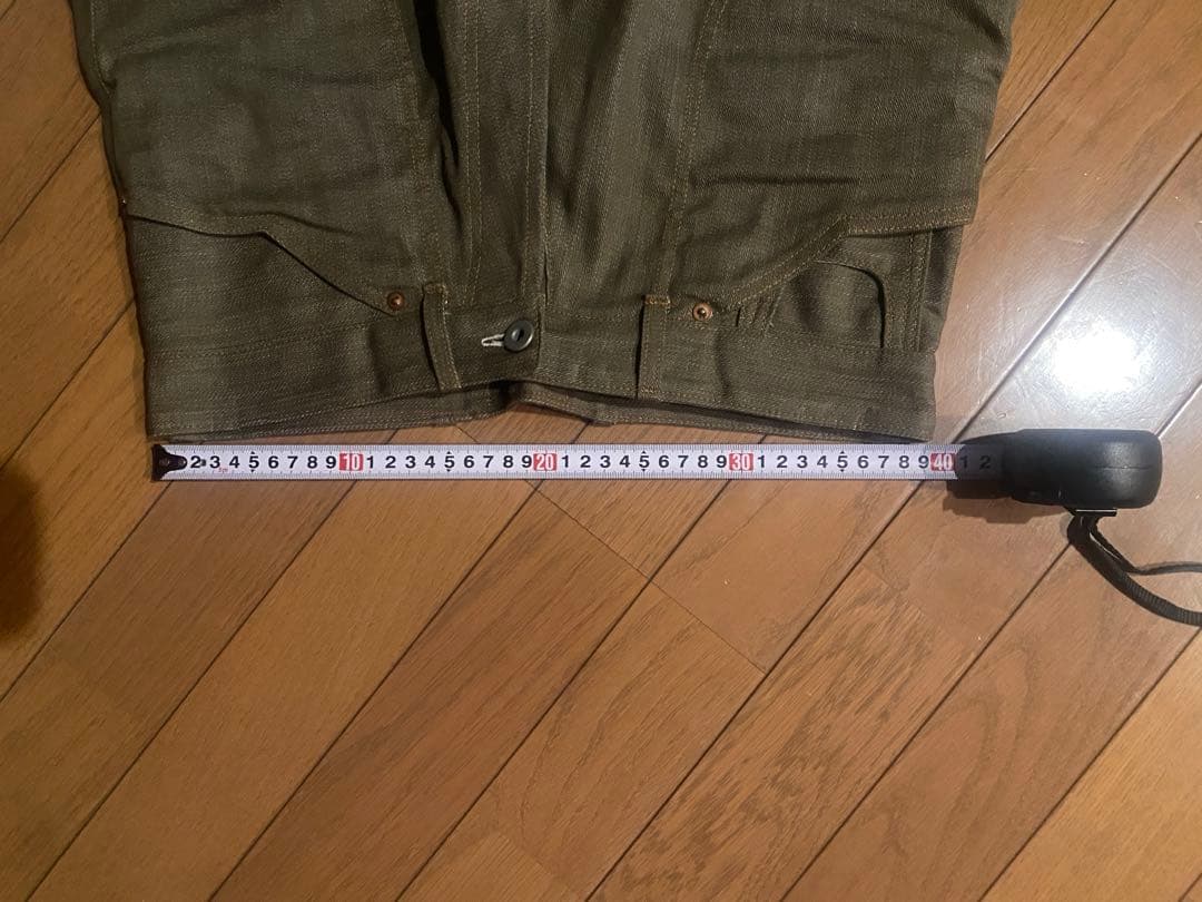 完売品 TOMWORKS GREEN WORK PANTS sugarhill