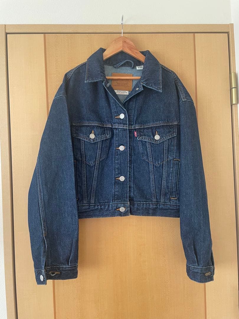 リーバイス　SHRUNKEN 90'Sショート丈トラッカーデニムジャケット