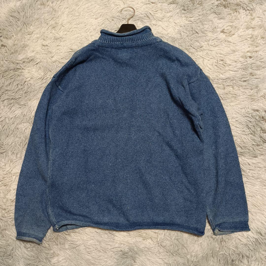 【Michael Ross】90s デニムセーター S インディゴ 藤原ヒロシ