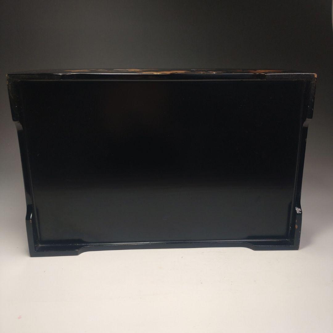 イ101 莨盆『蜻蛉螺鈿金蒔絵　煙草盆』『漆塗　茶道具』トンボ