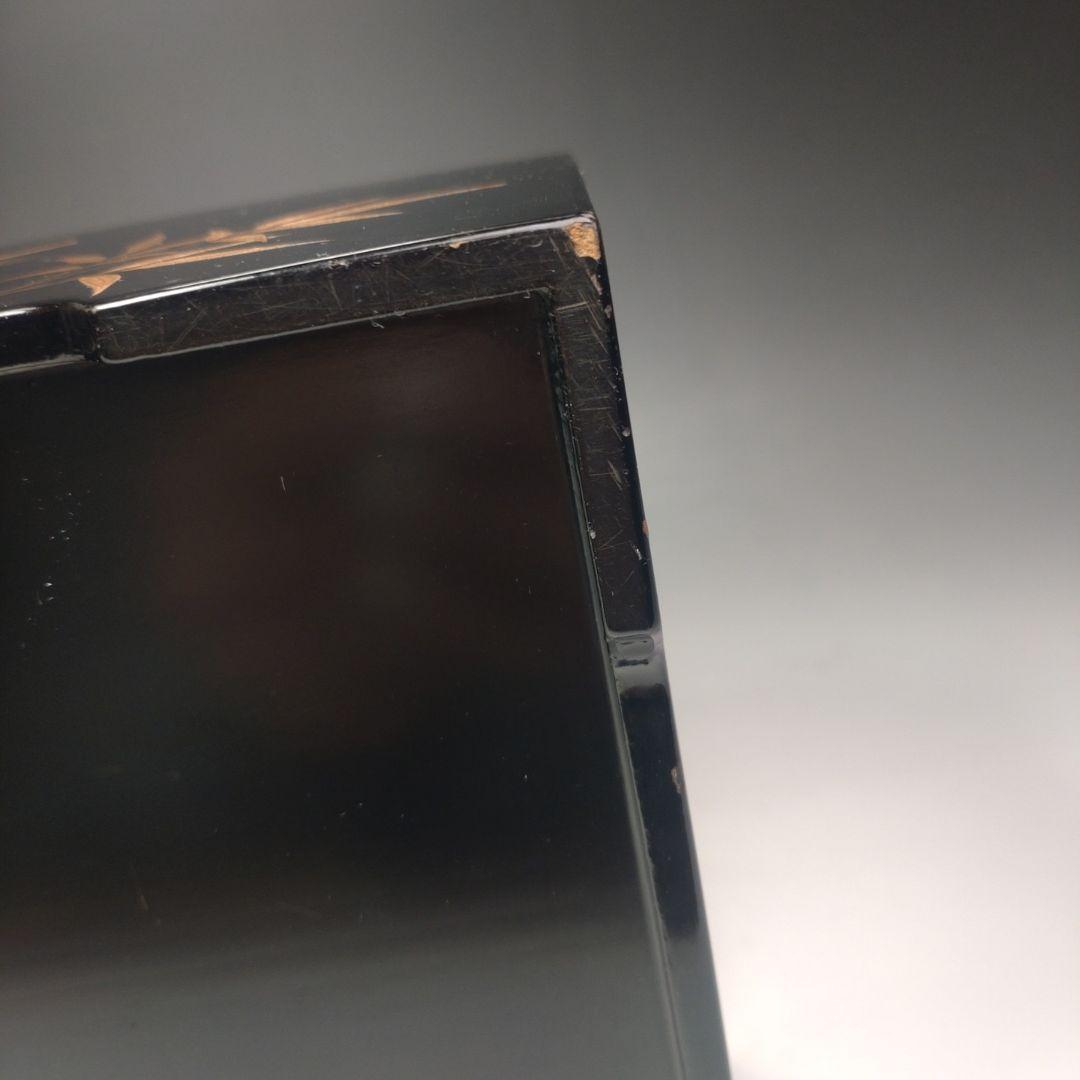 イ101 莨盆『蜻蛉螺鈿金蒔絵　煙草盆』『漆塗　茶道具』トンボ