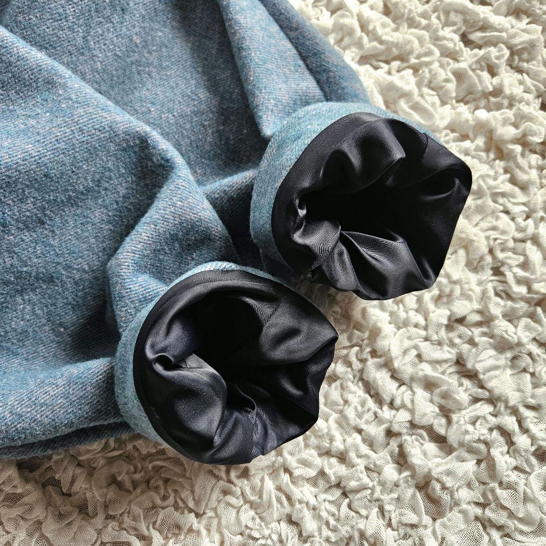 y*o様 CITEN スタンドカラー ポンチョ ブルー