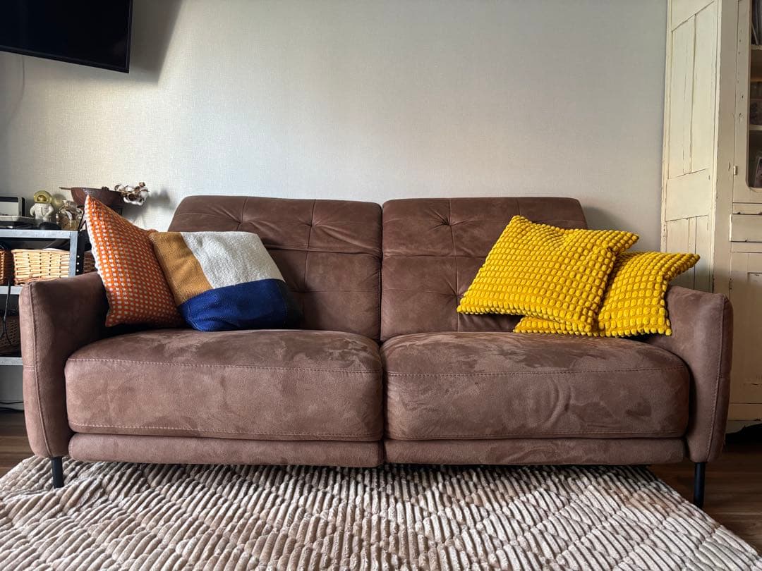 ジャーナルスタンダードファニチャ　リクライニングソファ　美品