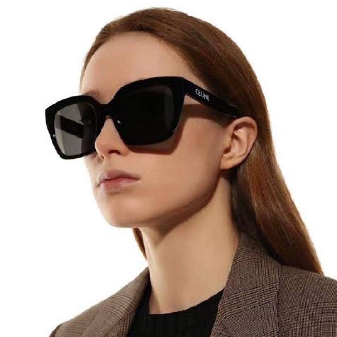 セリーヌ［モノクローム］サングラス　メガネ　紫外線カット　ブランドロゴ　男女OK