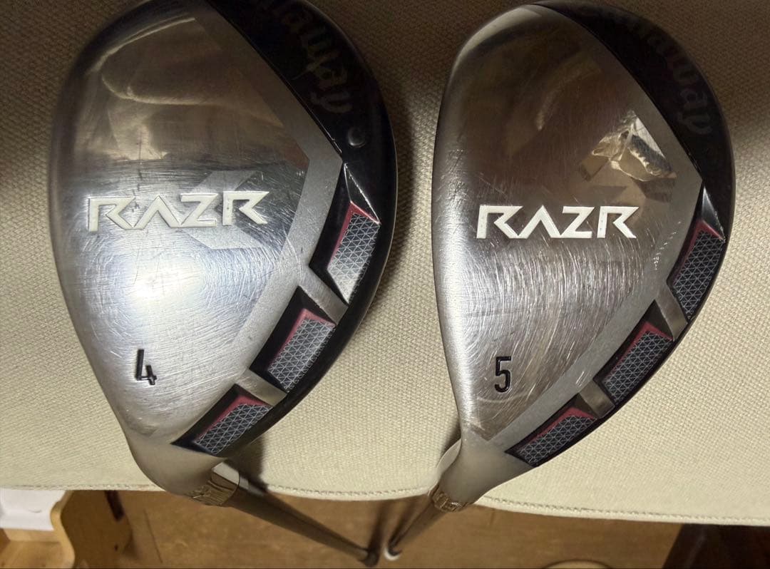 希少レフティ　左　2本セット callawayRAZR ユーティリティ4、5 番