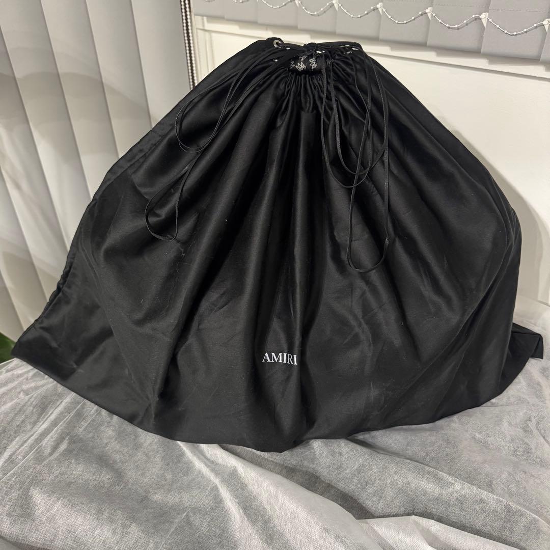 AMIRI MA QUAD レザーダッフルバッグ（ブラック）