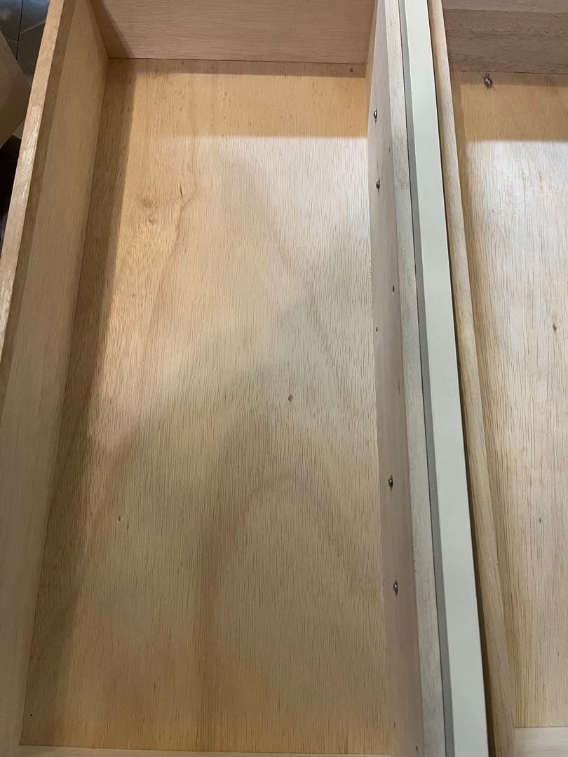 アンティーク　ホワイト家具木製チェスト 5段　ロココ調