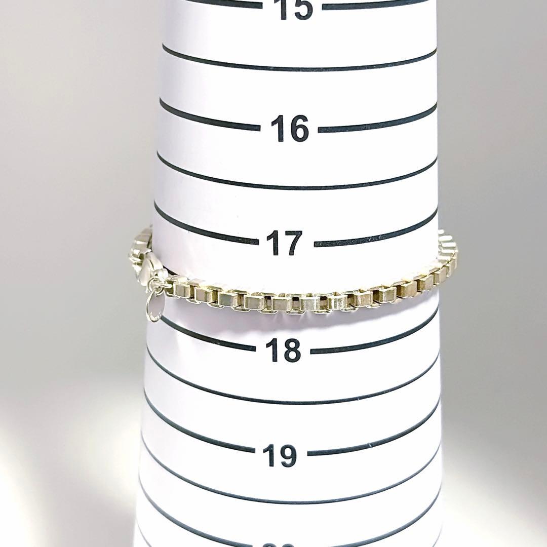【美品】19.2cm ティファニー ベネチアン ブレスレット シルバー925