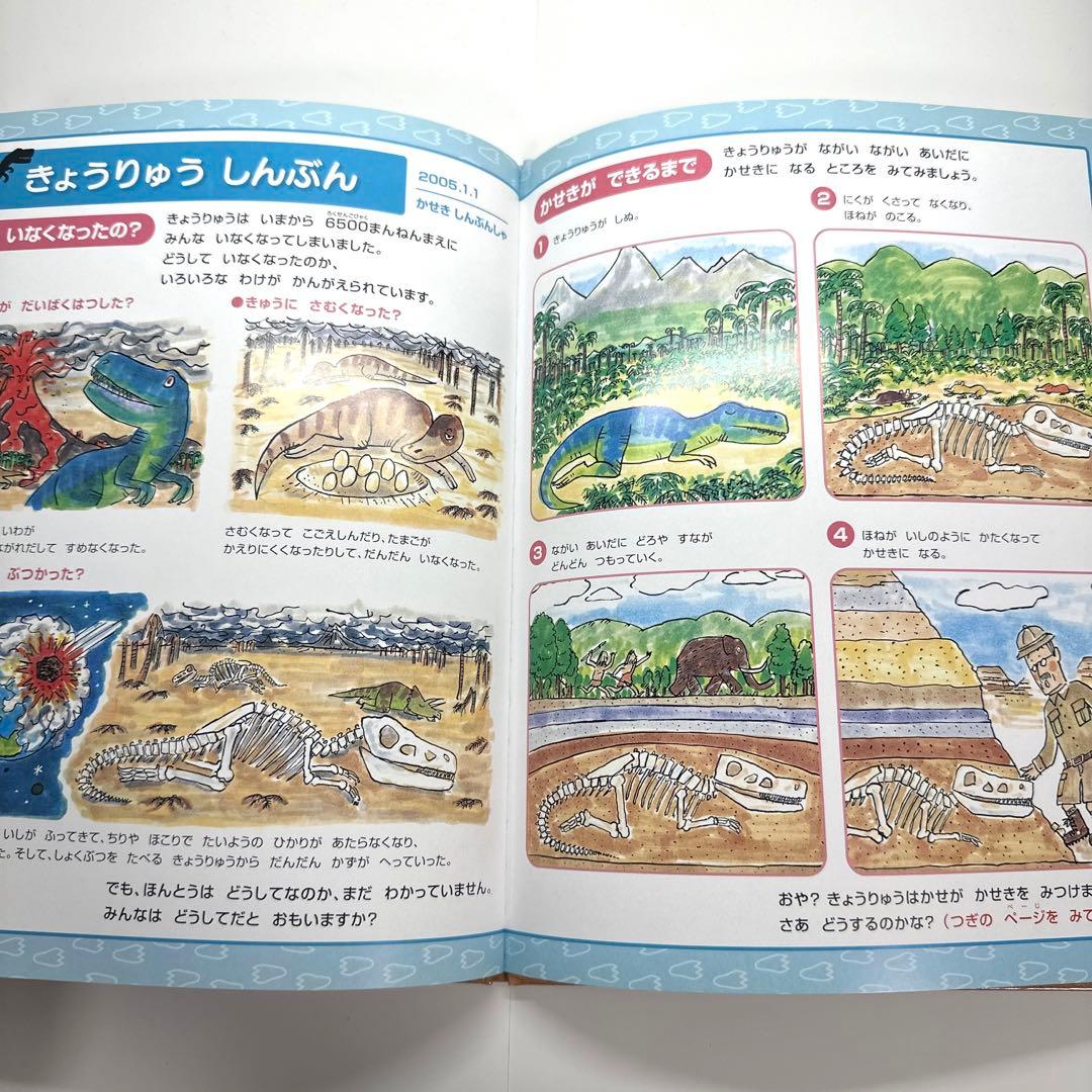 【2点購入150円引】キンダーブック しぜん きょうりゅう『2005年1月号』
