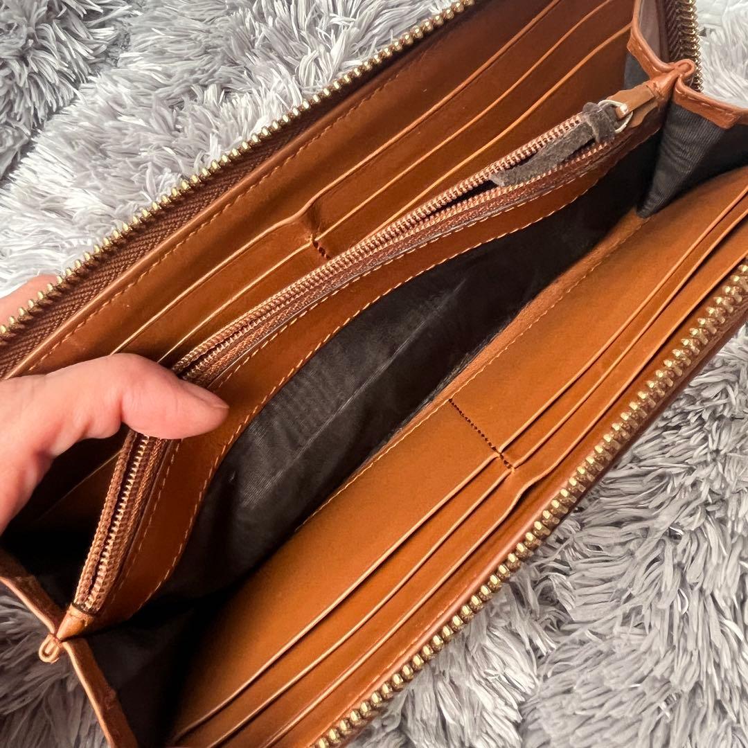 良品✨GUCCI L字ファスナー　GGキャンバス 長財布　メンズ　レディース