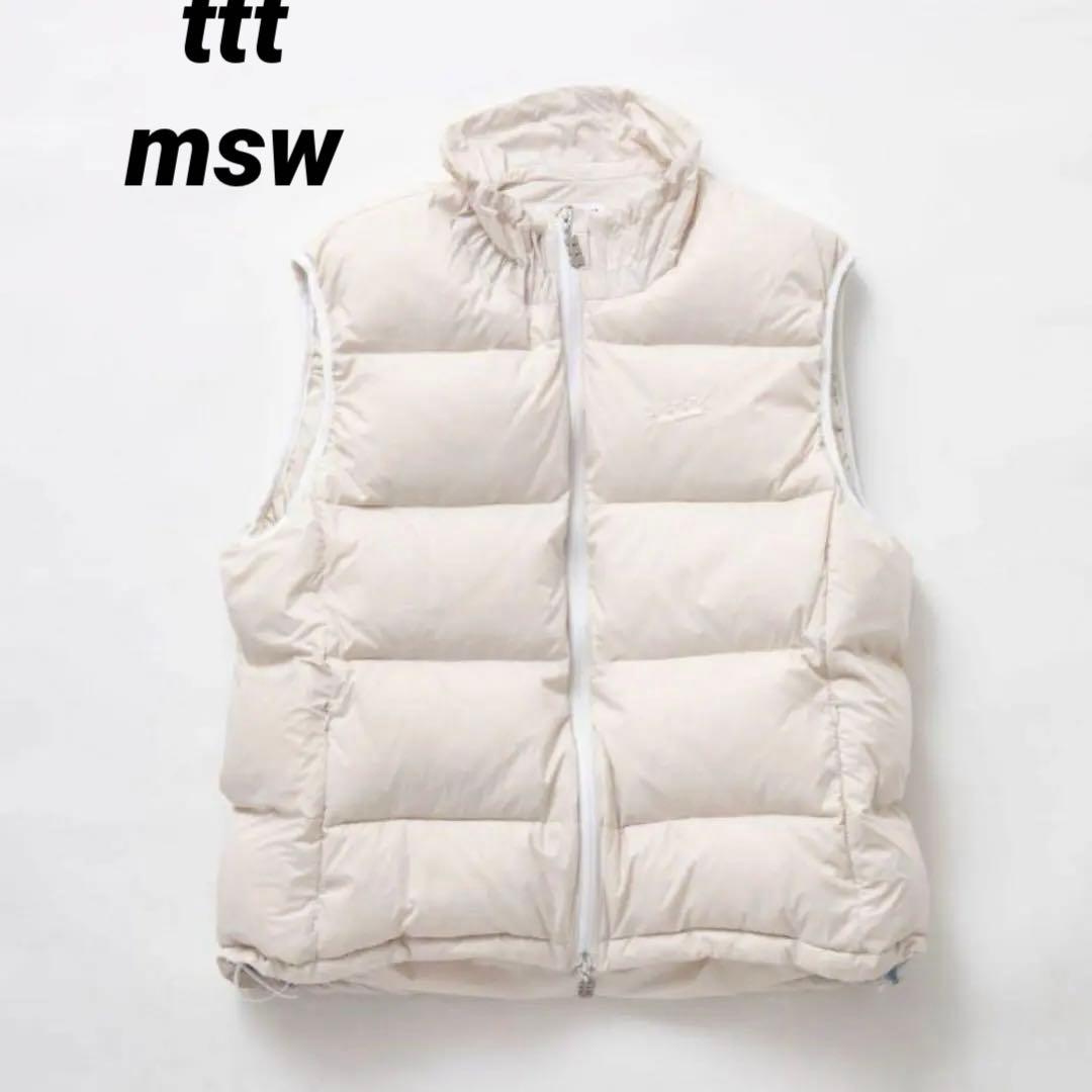 TTT_MSW 23ss ダウンベスト ポーカーズ　つかさ着用　ttt msw