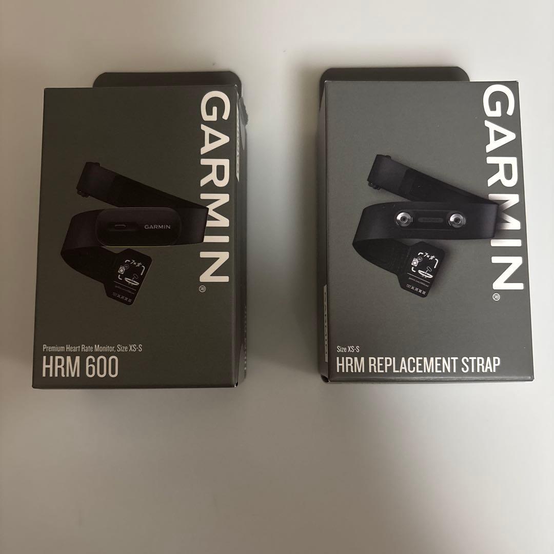 【日本正規品】HRM600 Garmin＋ 未開封交換ストラップ（XS-S）