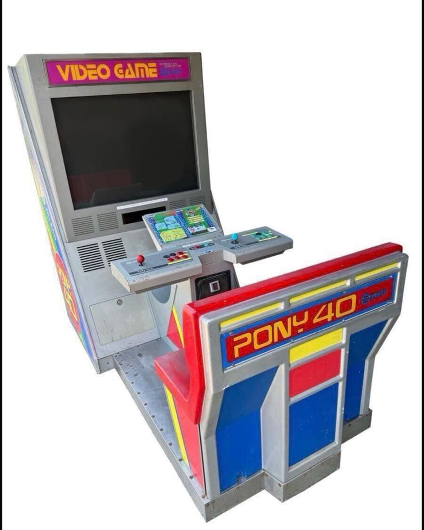 希少 ポニー40 ジャレコ JALECO アップライト筐体 基板 レトロゲーム★