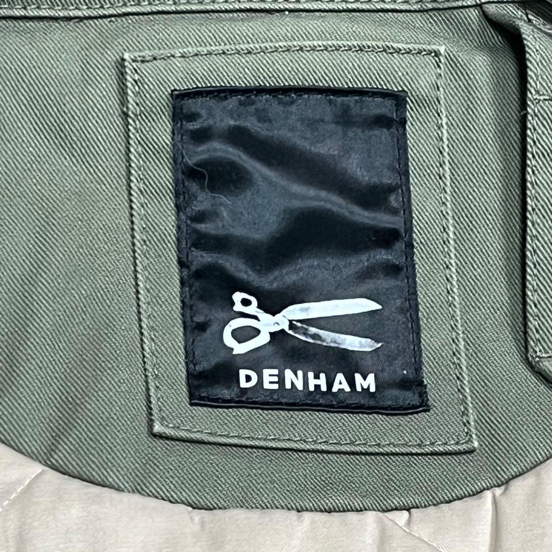 『デンハム』スウェディッシュアーミーフィールドコート フード脱着 キルティング