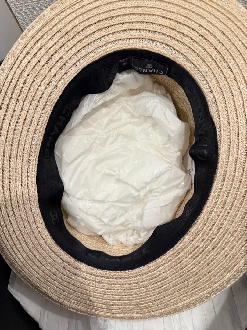 シャネル大人気麦わら帽子Mサイズ