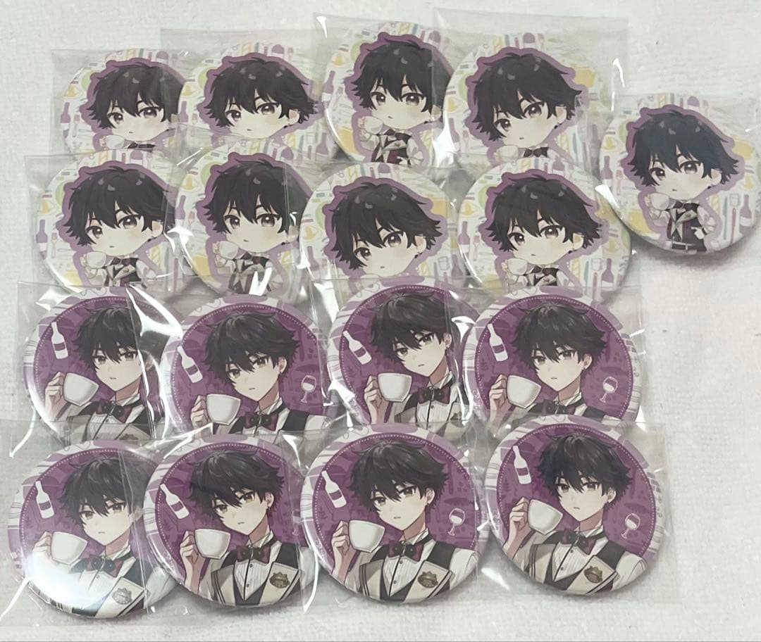 酒寄颯馬 スイパラ SD 等身 缶バッジ17点セット