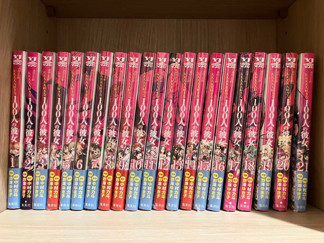 ほぼ新品 君のことが大大大大大好きな100人の彼女 21巻セット