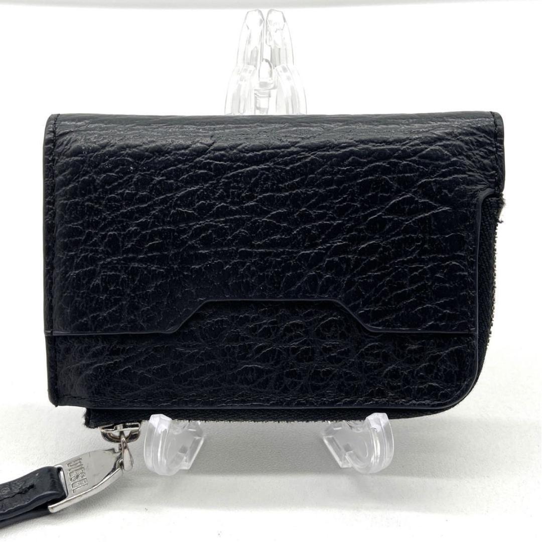 入手困難　極美品✨️ディーゼル　Dロゴ　デカロゴ　キーケース　ケース　黒