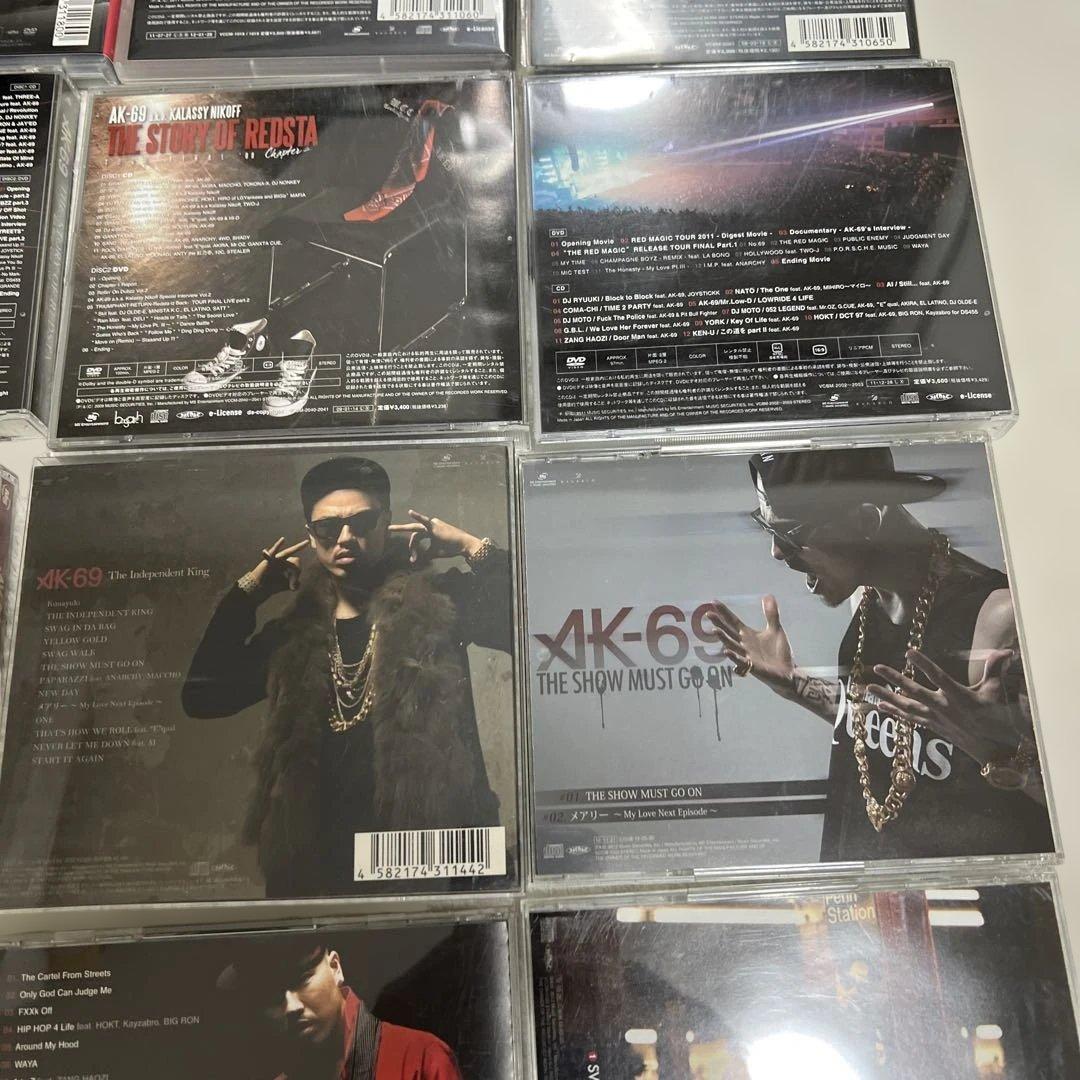 【豪華13点セット】AK-69 CD/DVD まとめ売り アルバム・ライブ映像