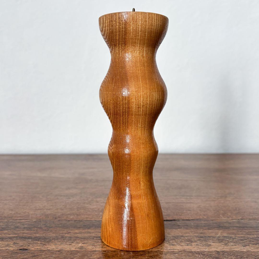 けれたろさまおまとめ同梱【東ドイツ 木製のキャンドルスタンド2つ】ヴィンテージ