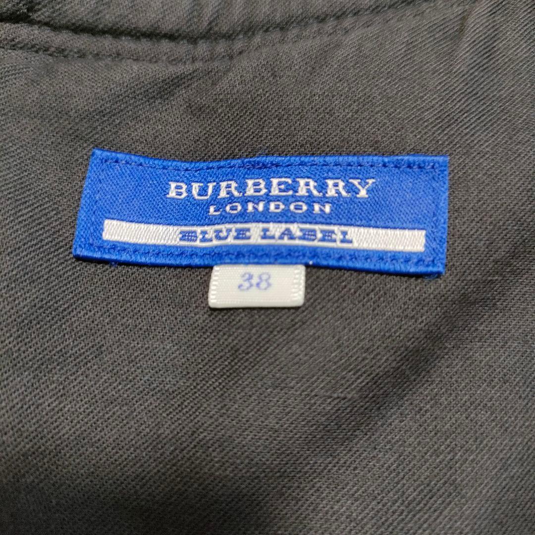 極美品✨バーバリーブルーレーベル ミニワンピース ホース刺繍 チェック プリーツ