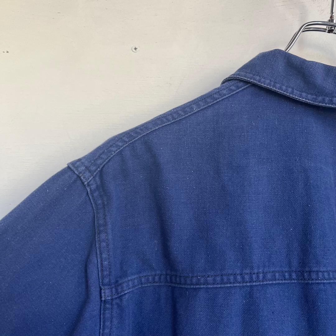 50s フレンチ ワークジャケット 短丈 サイクリスト ユーロ ヴィンテージ