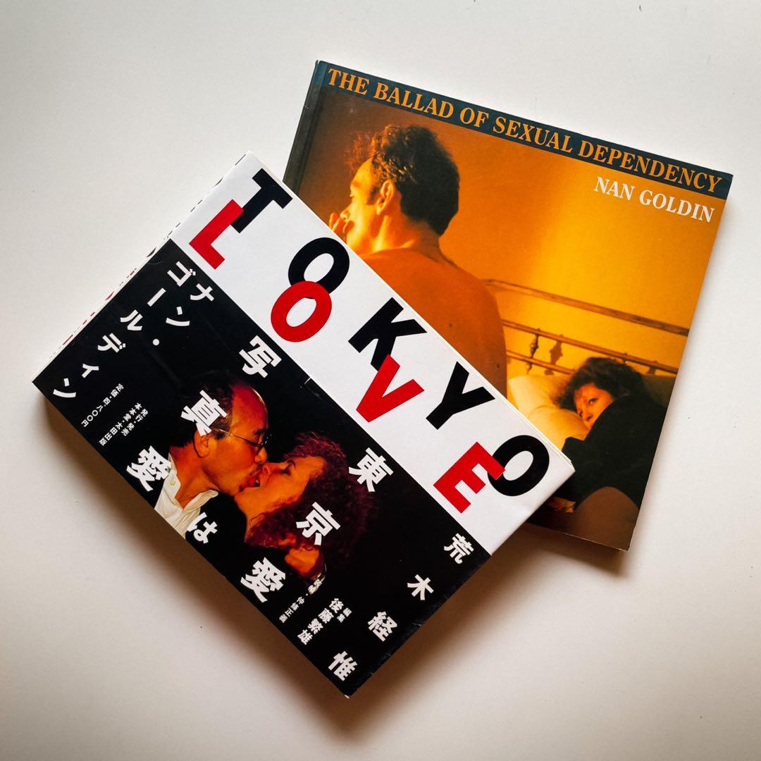 ナン・ゴールディンの貴重なサイン入り写真集とアラーキーとのコラボ写真集2冊セット