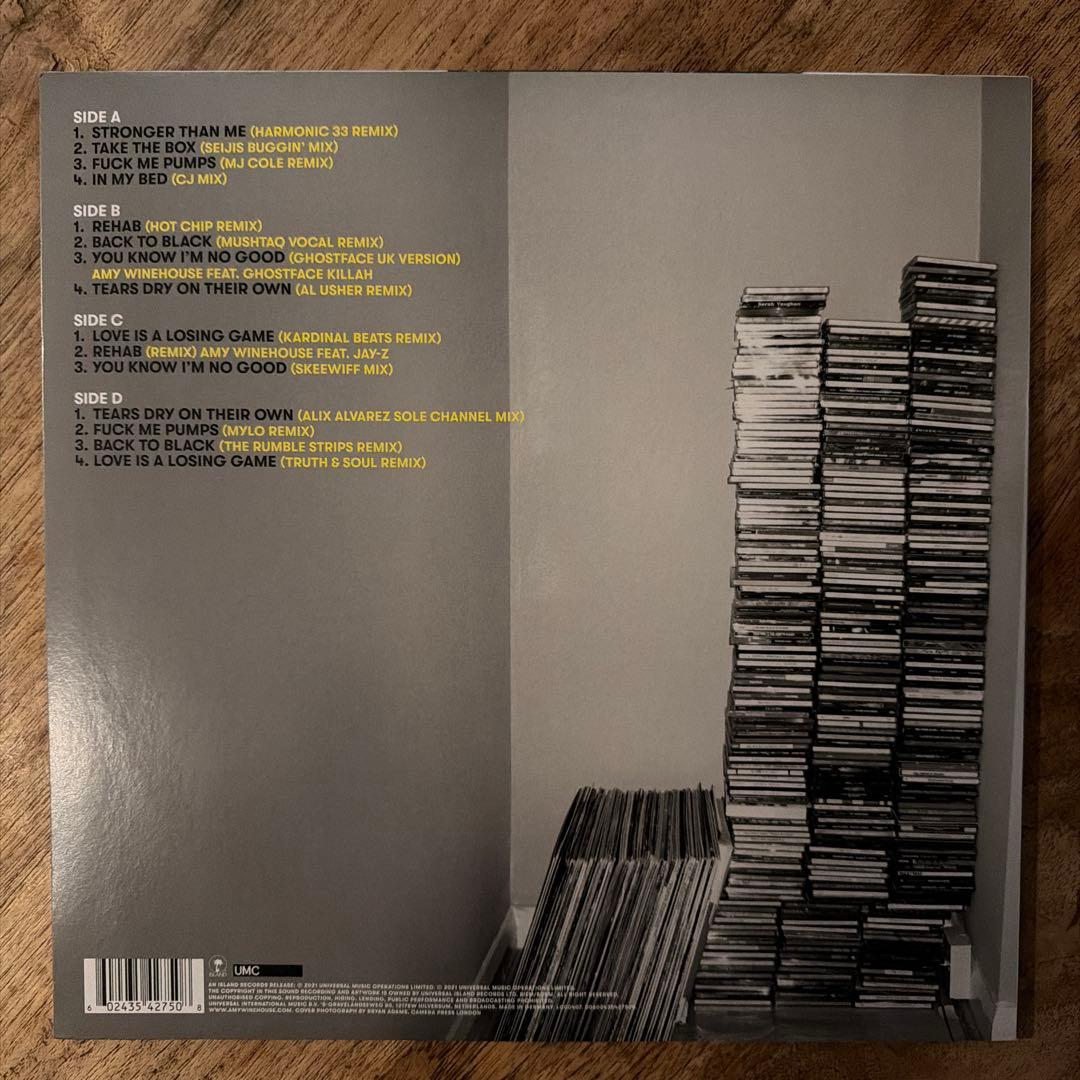 Amy Winehouse Remixes RSD 2021年限定盤LPレコード