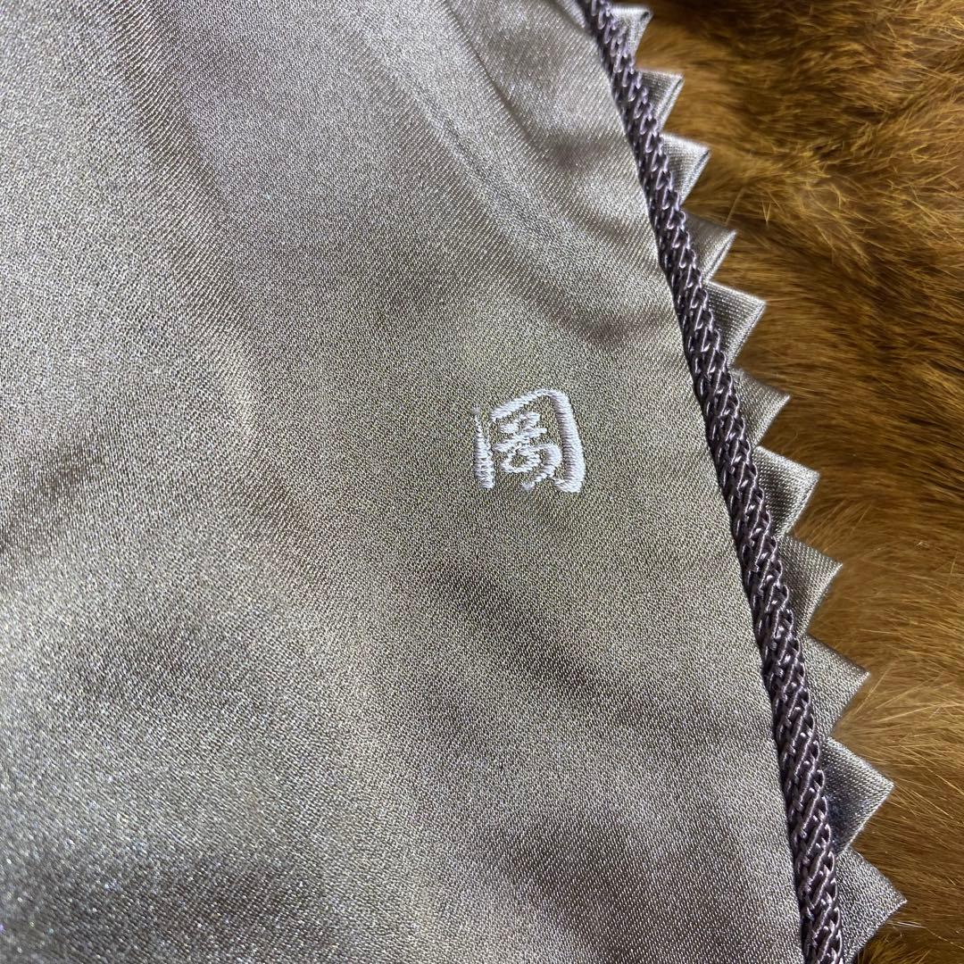 【EMBA】エンバ ブラウン毛皮コート　11号　ジャケット