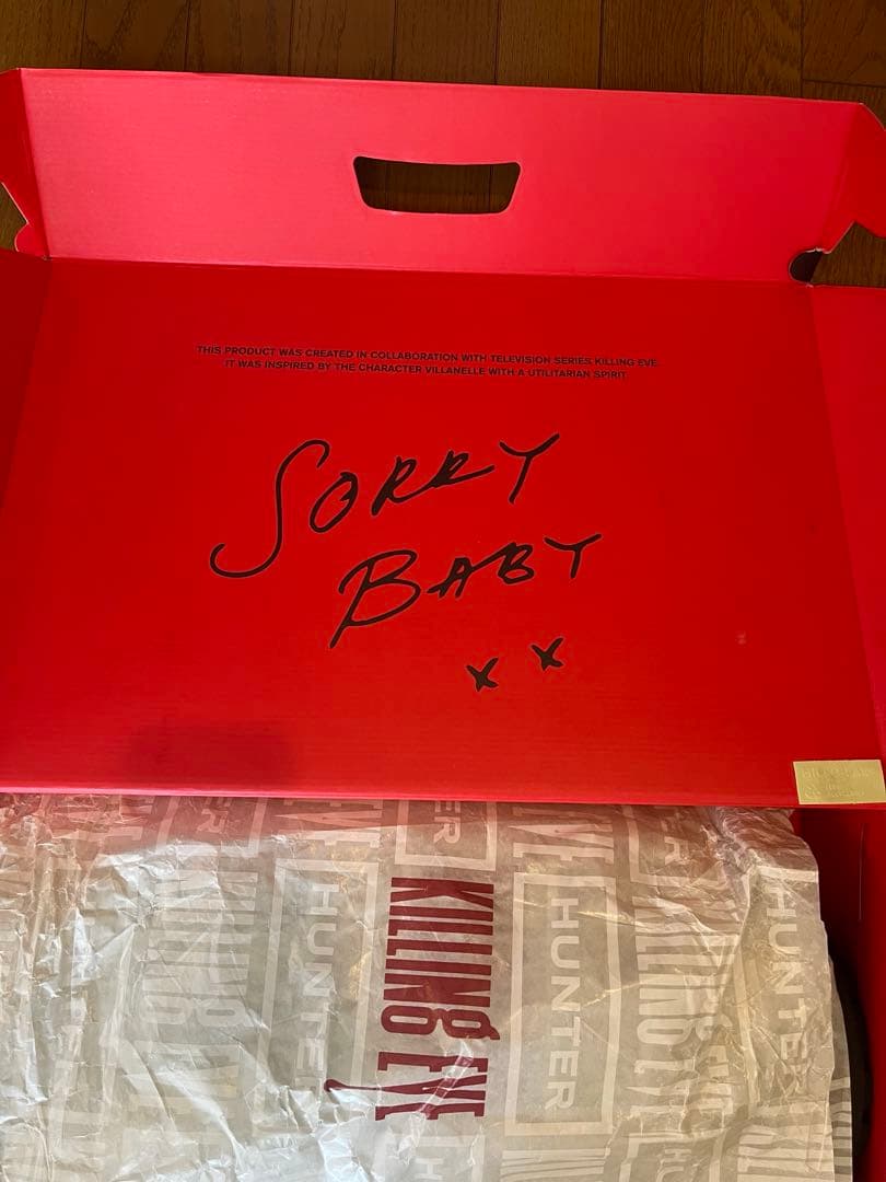 値下げ　新品 HUNTER ハンターブーツkilling eve長靴 黒US8