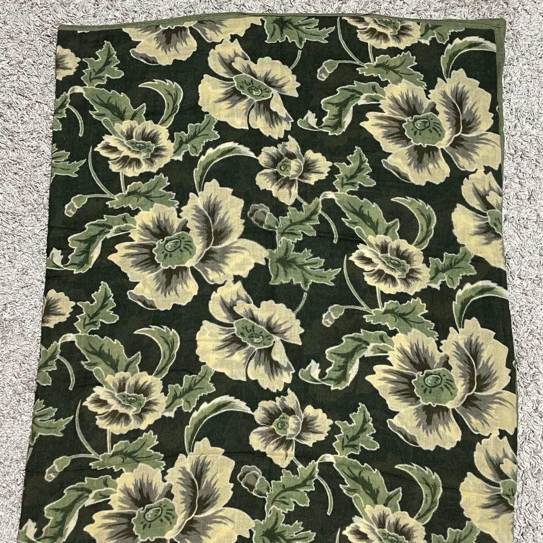 美品✤希少 KENZO ラージストール 赤 緑 2色セット 大判 ユニセックス