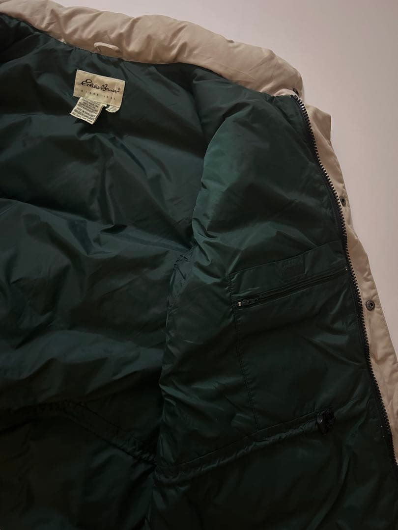 90s eddie Bauer 希少サイズXXL ダウンベスト　llbean