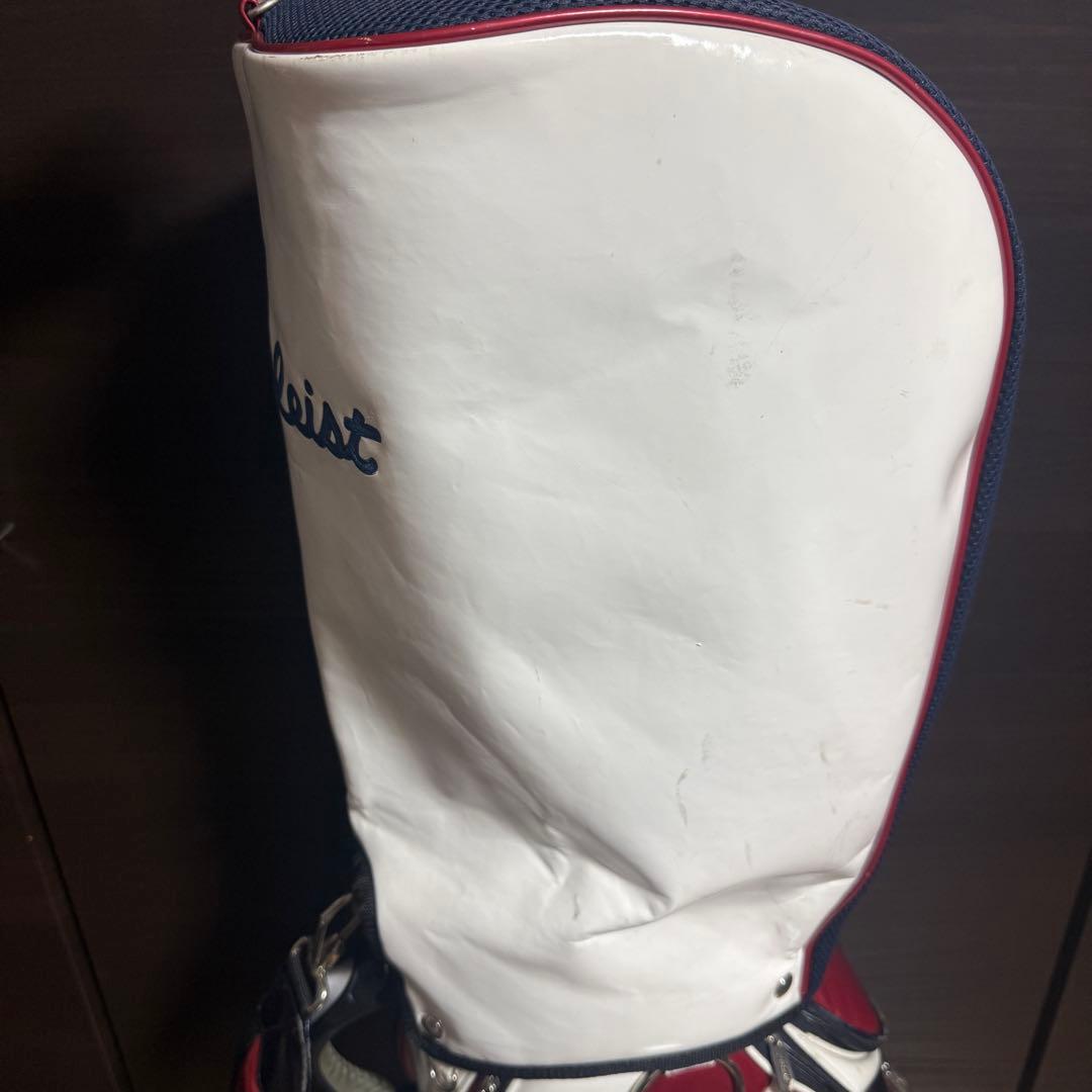 Titleist キャディバッグ ゴルフバッグ 赤・白・青
