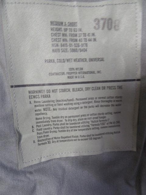 NEW　TAG付　アメリカ　ACU　M-XS