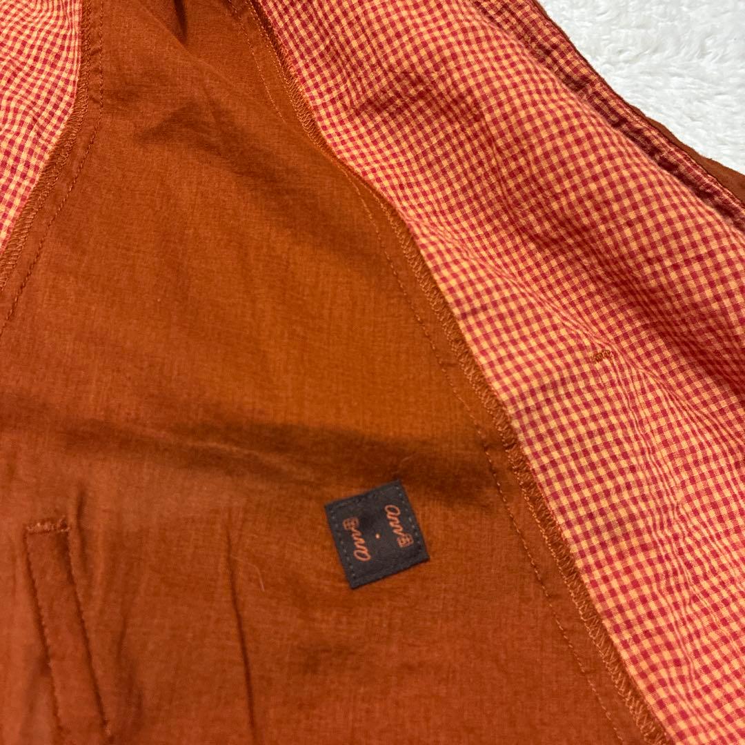 ann吉 センソユニコ フリル　チュニック　バルーン　ギンガムチェック