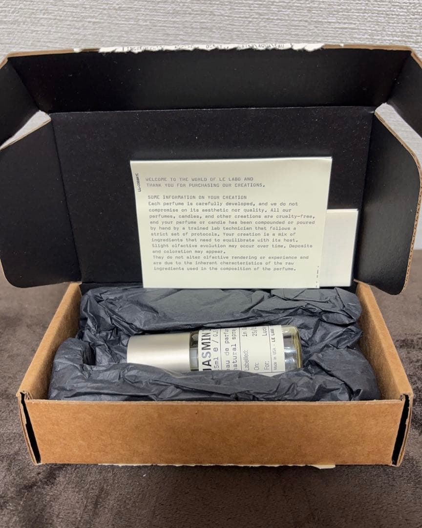 【未使用】LE LABOJASMIN 17オードパルファム 15mlサンプル付き
