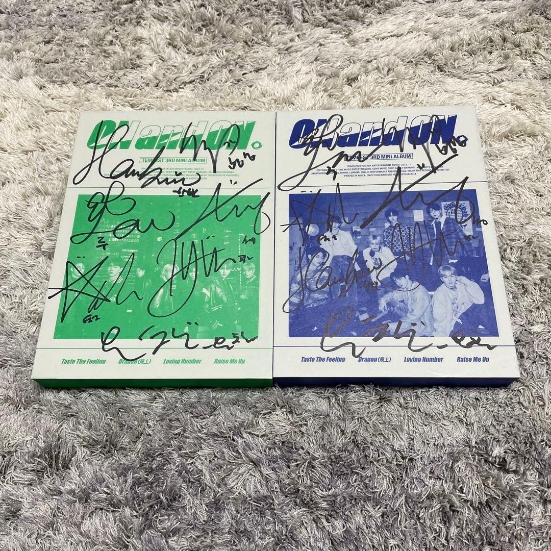 TEMPEST ON and ON サイン入りアルバム