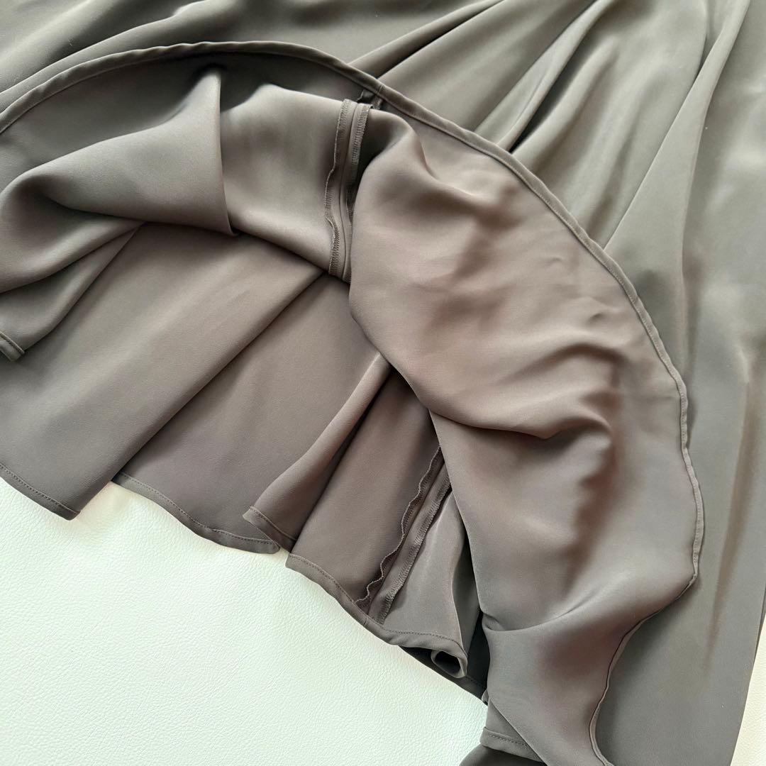 4.2万円✨エンフォルド　ワイドカフドレス　ロング　洗濯できる　春秋ワンピース