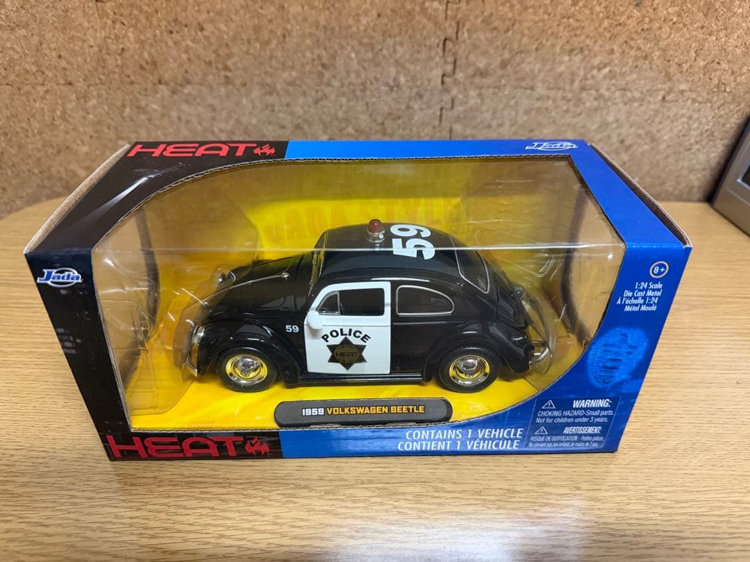 【廃番】1959 Volkswagen Beetle POLICE仕様 1/24