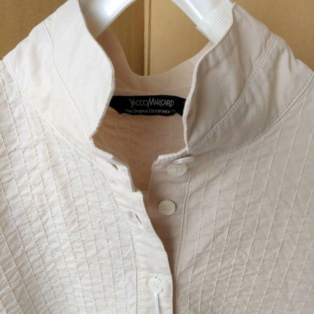 ばあさま専用YACCO MARICARD 生成色100%綿素材 五分袖チュニック