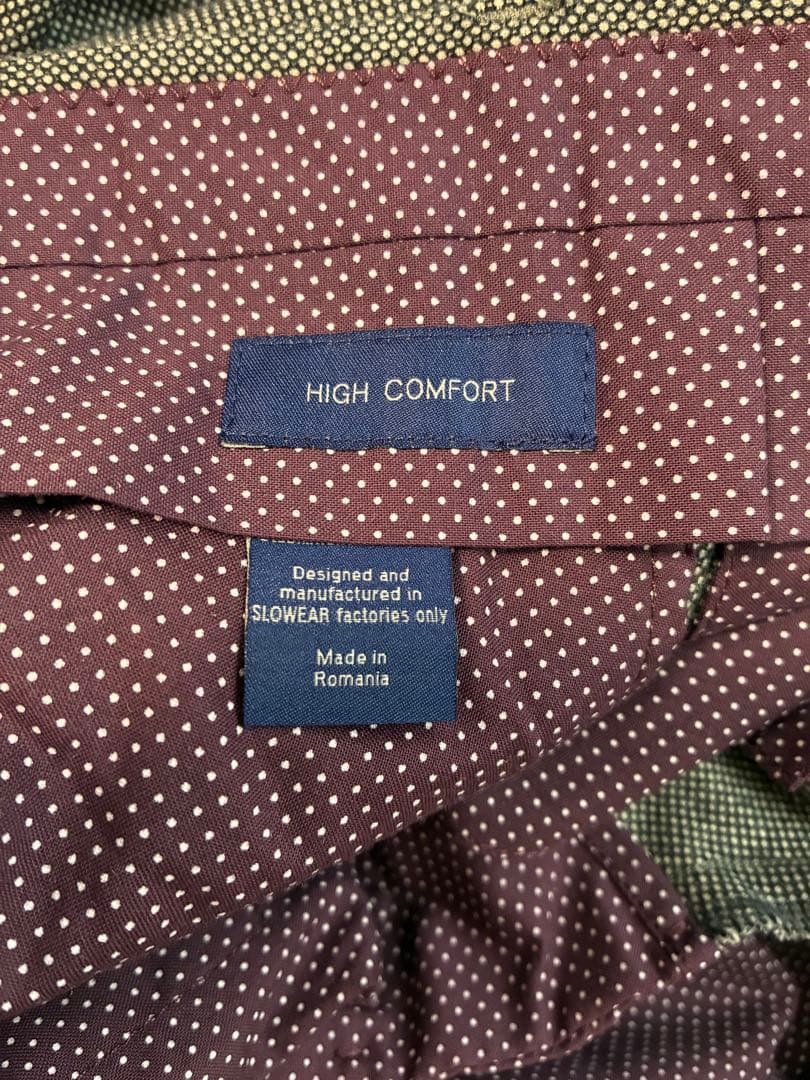 新品タグ付き INCOTEX スキンフィット グレー スラックス 48