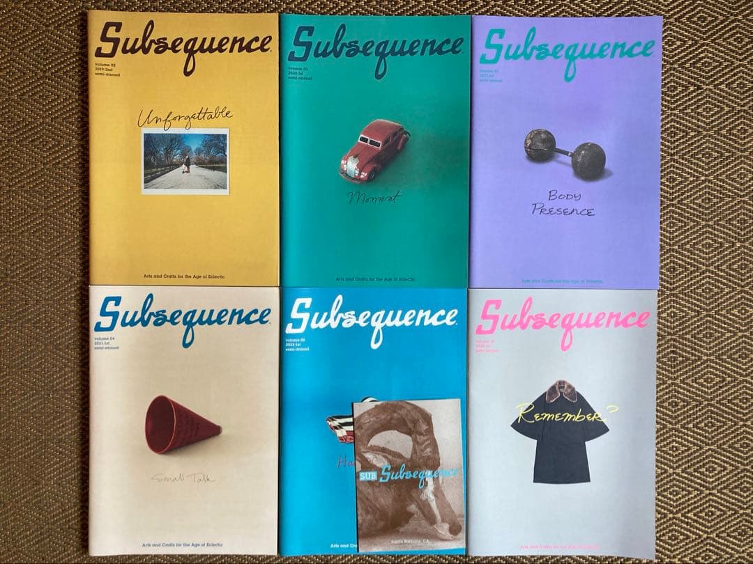 subsequence magazine volume 2〜7セット